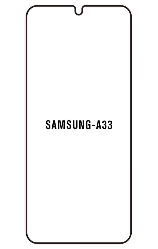 Samsung A33 5G Přední Hydrogel ochranná fólie