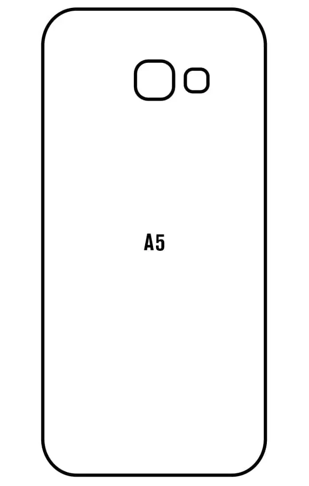 Samsung A5 2017 Zadní Hydrogel ochranná fólie