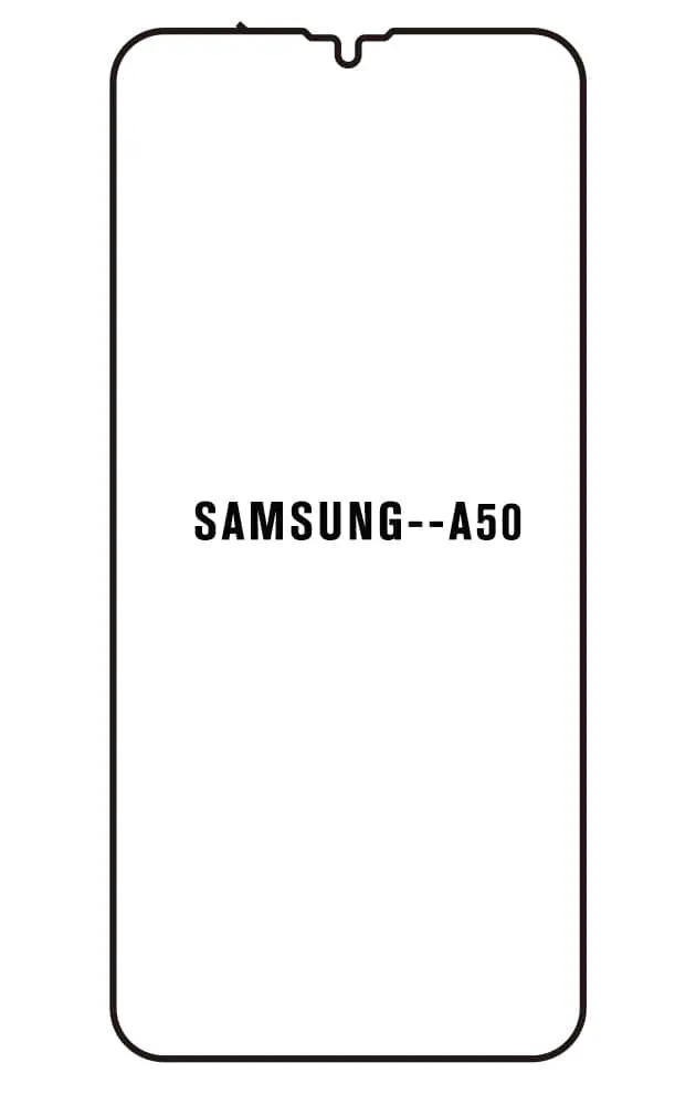 Samsung A50 Přední Hydrogel ochranná fólie