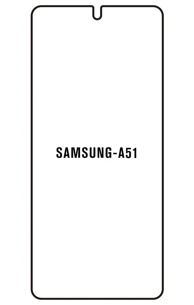 Samsung A51 Přední Hydrogel ochranná fólie