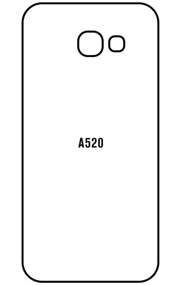 Samsung A520 Zadní Hydrogel ochranná fólie