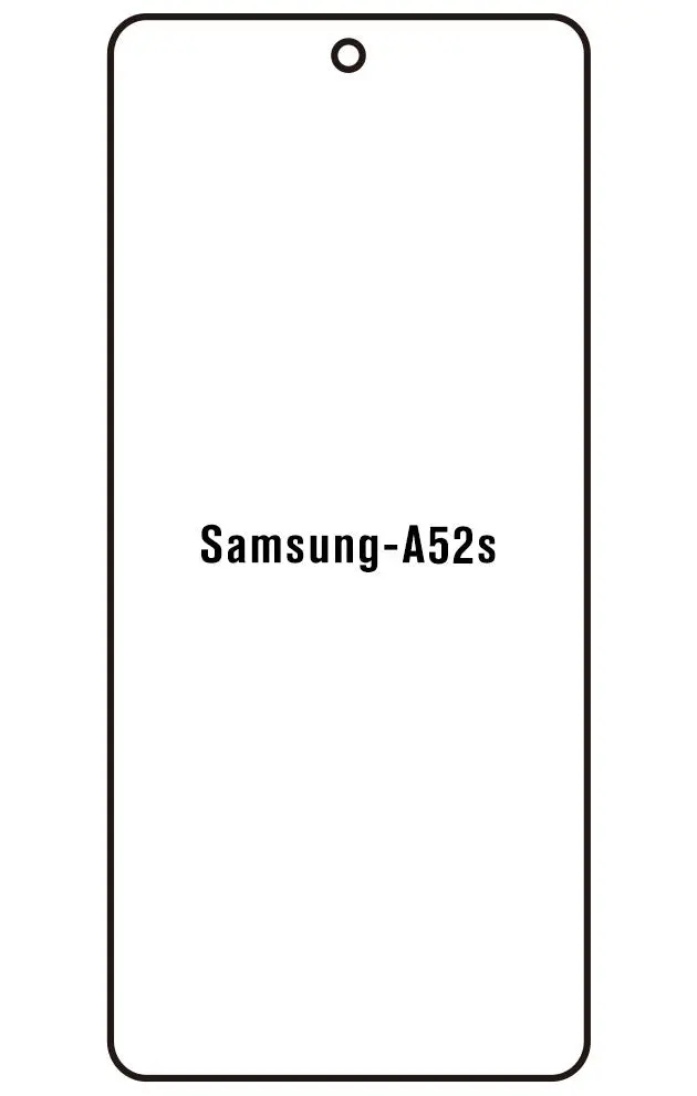 Samsung A52s 5G Přední Hydrogel ochranná fólie