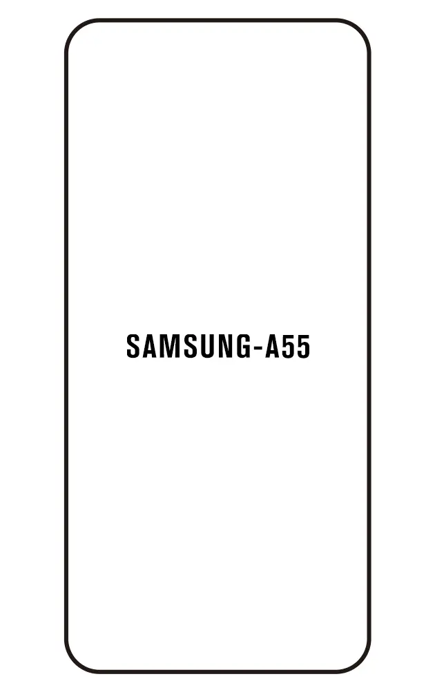 Samsung A55 5G Přední Hydrogel ochranná fólie