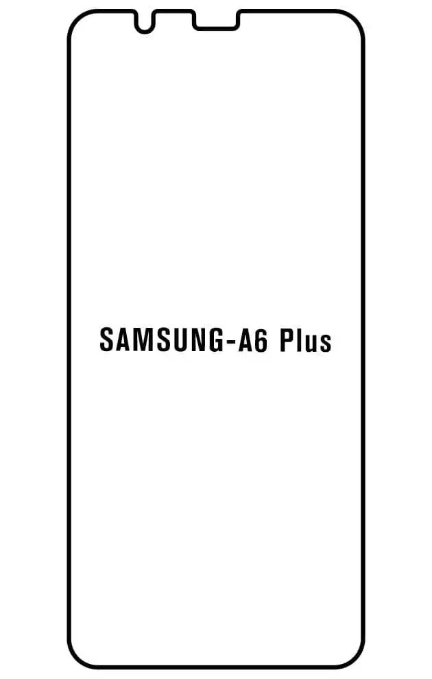 Samsung A6 Plus 2018 Přední Hydrogel ochranná fólie