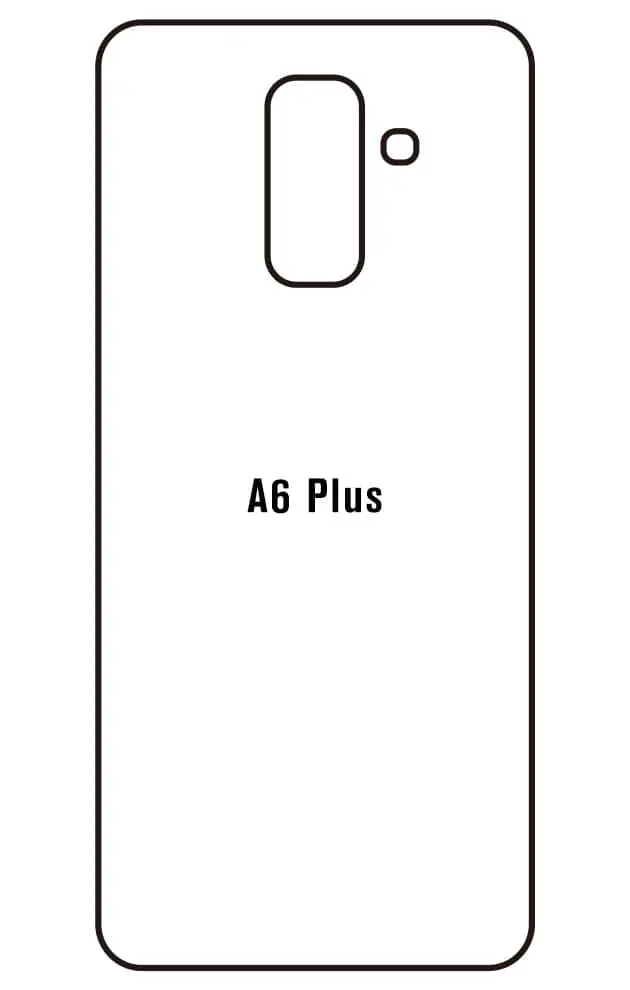 Samsung A6 Plus 2018 Zadní Hydrogel ochranná fólie