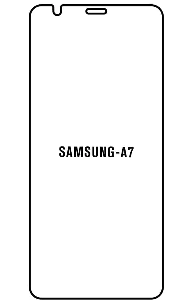 Samsung A7 2018 Přední Hydrogel ochranná fólie