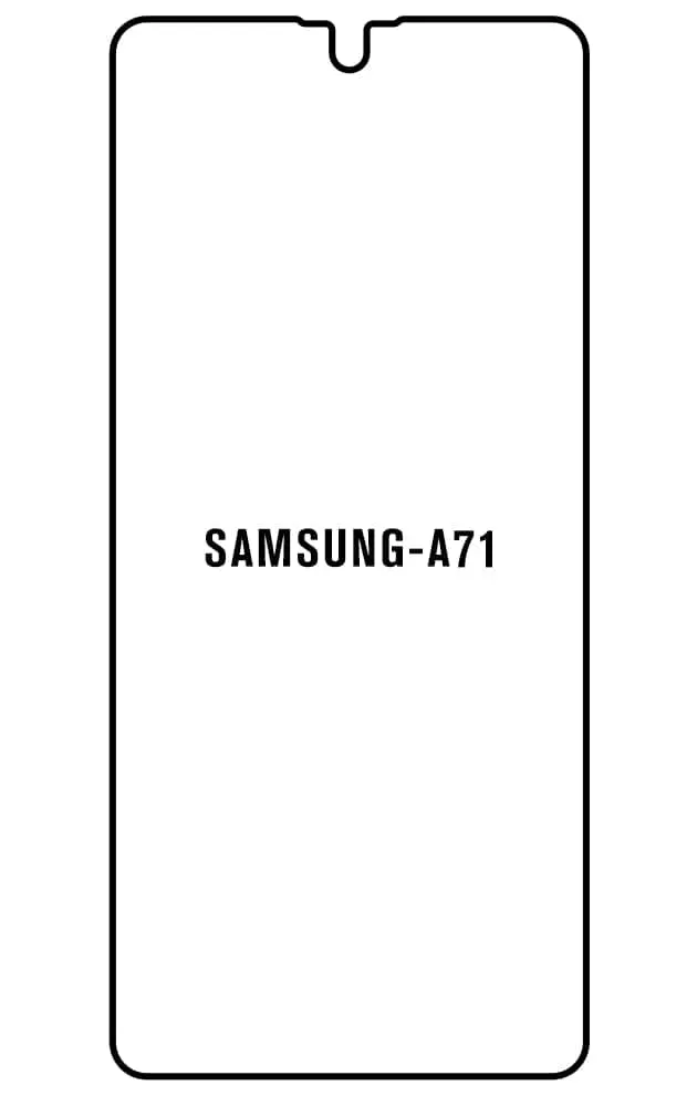 Samsung A71 Přední Hydrogel ochranná fólie