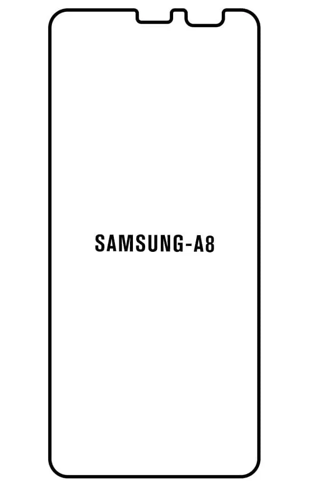 Samsung A8 2018 Přední Hydrogel ochranná fólie