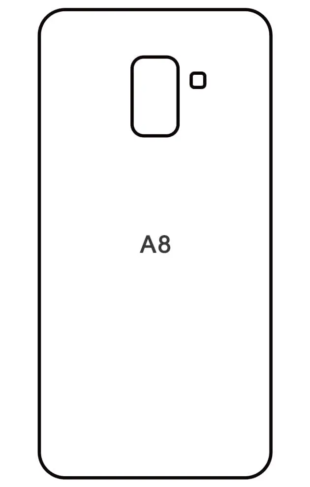 Samsung A8 2018 Zadní Hydrogel ochranná fólie