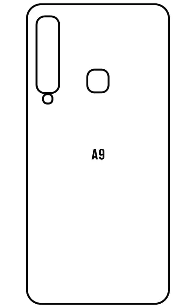 Samsung A9 2018 Zadní Hydrogel ochranná fólie