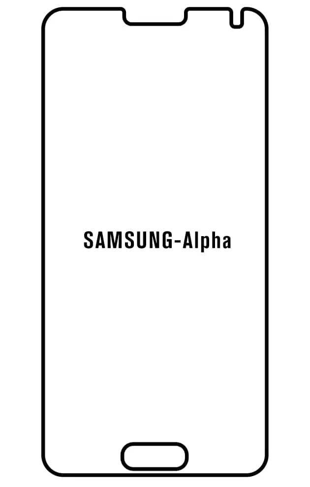 Samsung Alpha Přední Hydrogel ochranná fólie