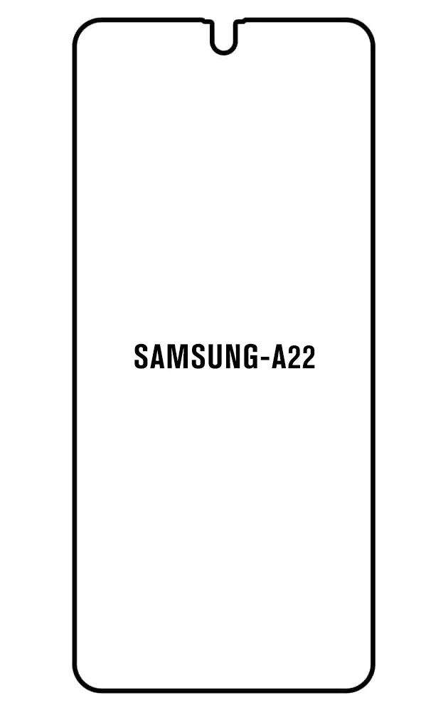 Samsung Galaxy A22 5G Přední Hydrogel ochranná fólie