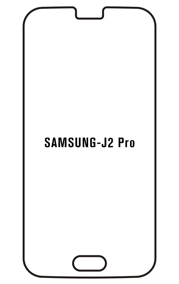 Samsung J2 Pro 2018 Přední Hydrogel ochranná fólie