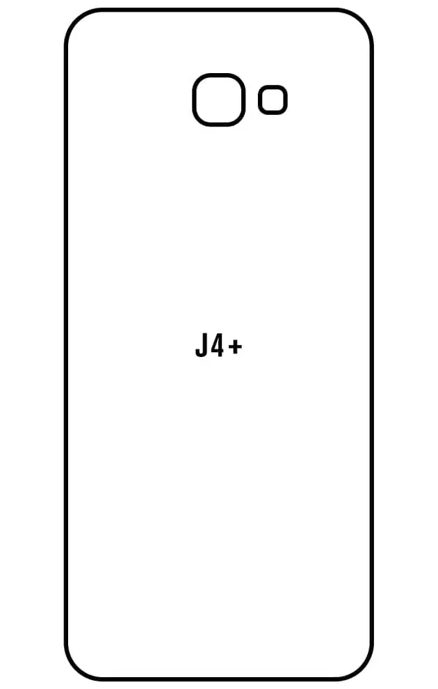 Samsung J4+ Zadní Hydrogel ochranná fólie