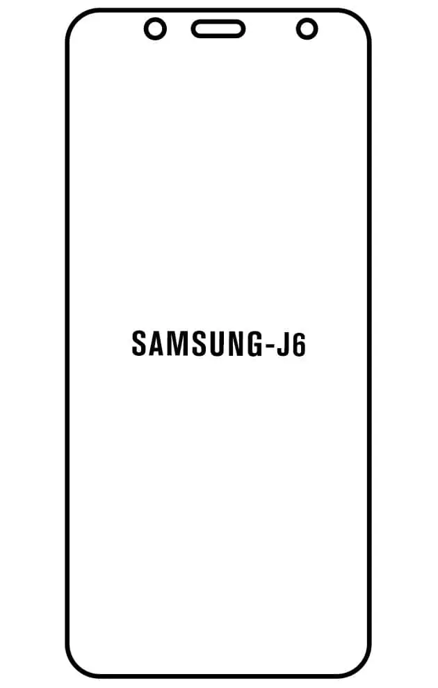 Samsung J6 2018 Přední Hydrogel ochranná fólie