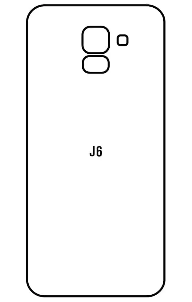 Samsung J6 2018 Zadní Hydrogel ochranná fólie