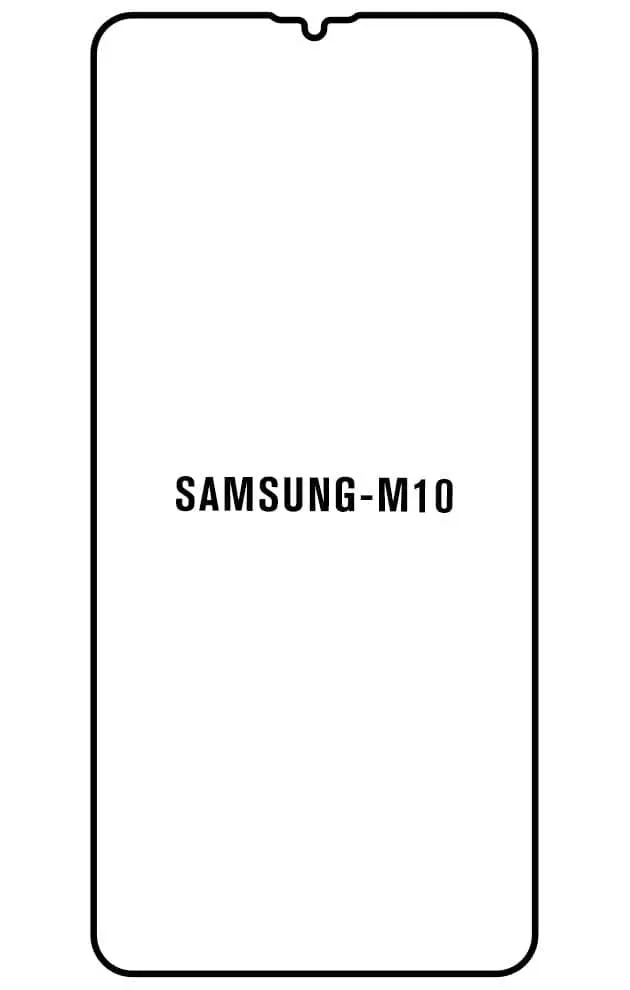 Samsung M10 Přední Hydrogel ochranná fólie