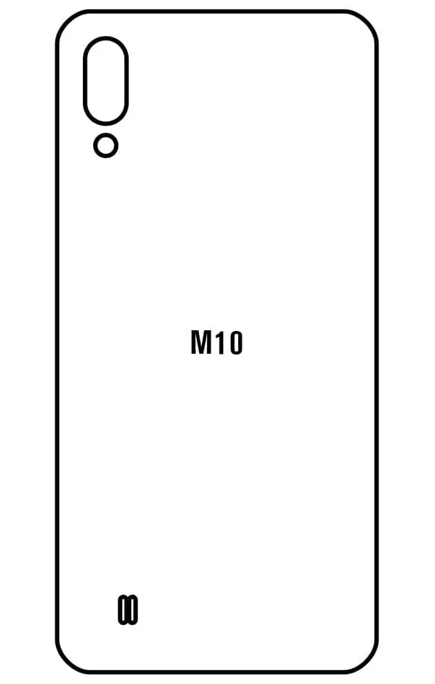Samsung M10 Zadní Hydrogel ochranná fólie