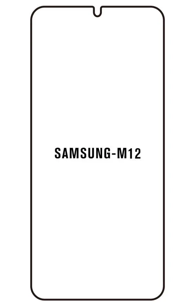 Samsung M12 Přední Hydrogel ochranná fólie