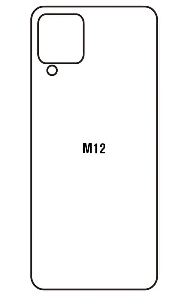 Samsung M12 Zadní Hydrogel ochranná fólie