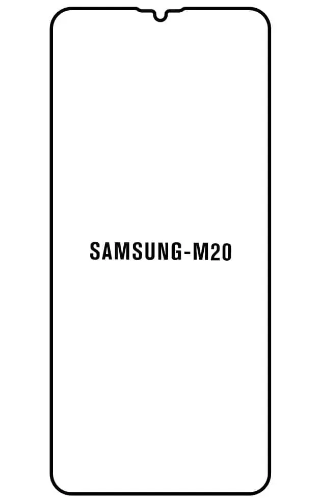 Samsung M20 Přední Hydrogel ochranná fólie