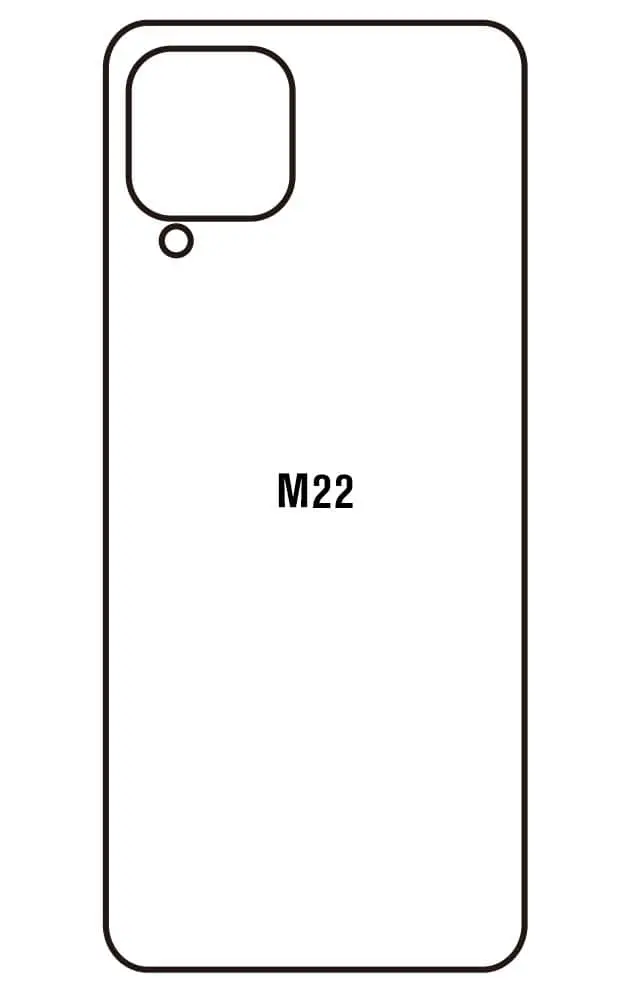 Samsung M22 Zadní Hydrogel ochranná fólie