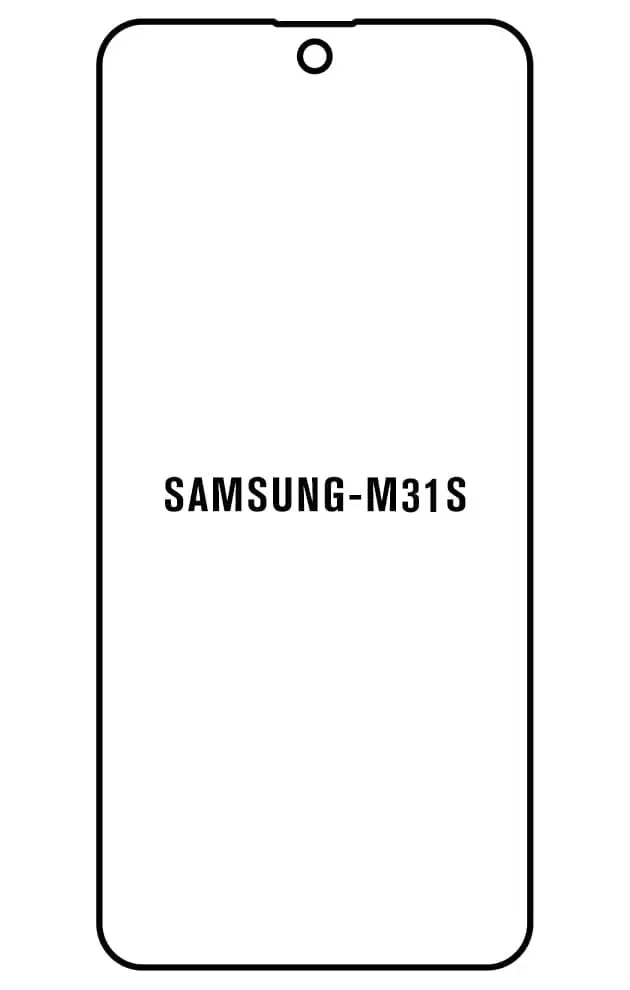 Samsung M31S Přední Hydrogel ochranná fólie