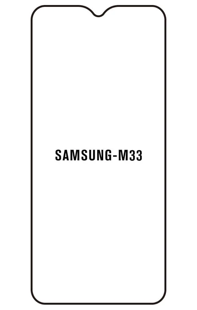 Samsung M33 Přední Hydrogel ochranná fólie