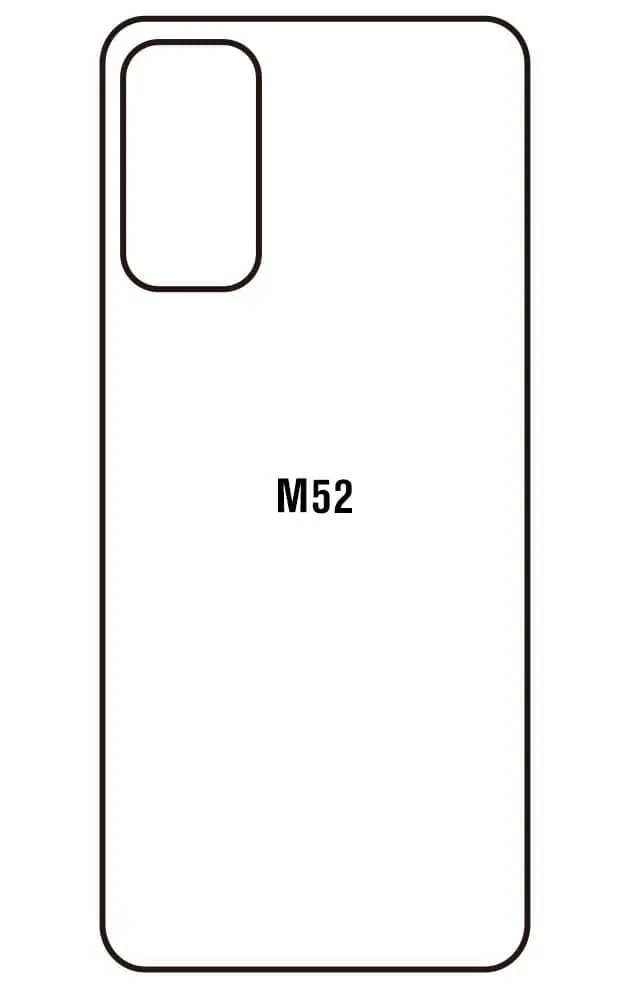 Samsung M52 5G Zadní Hydrogel ochranná fólie