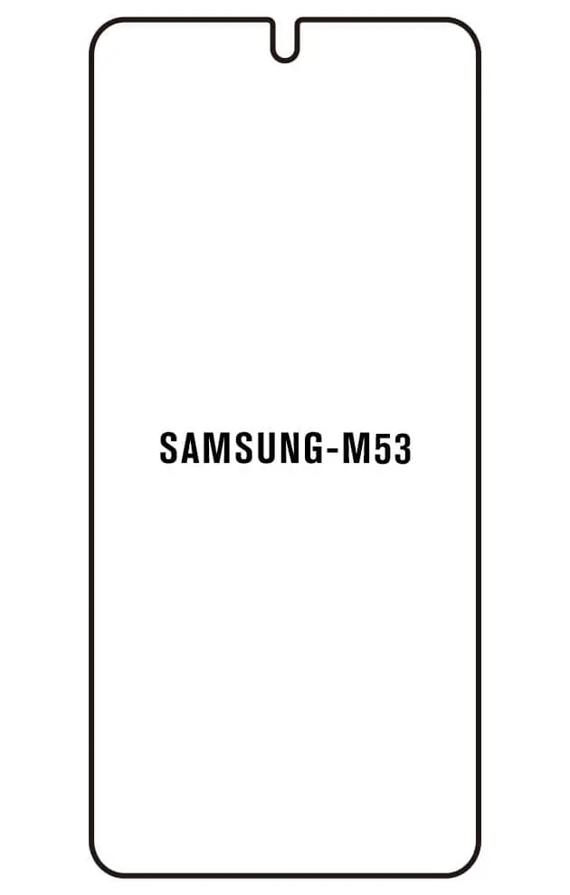 Samsung M53 5G Přední Hydrogel ochranná fólie