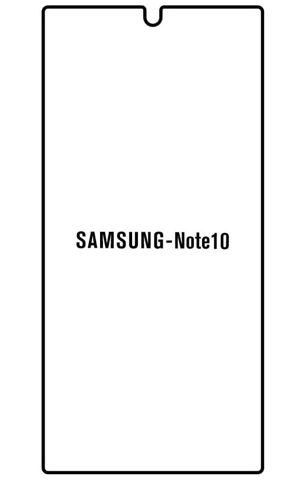 Samsung Note10 Přední Hydrogel ochranná fólie