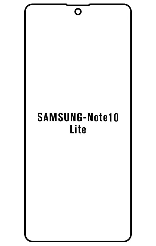 Samsung Note10 Lite Přední Hydrogel ochranná fólie