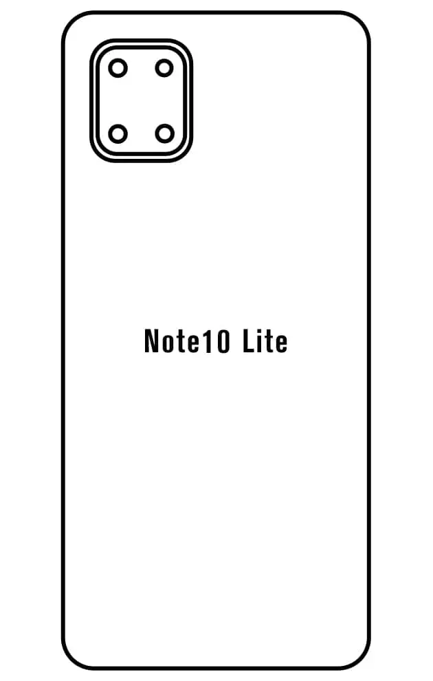 Samsung Note10 Lite Zadní Hydrogel ochranná fólie