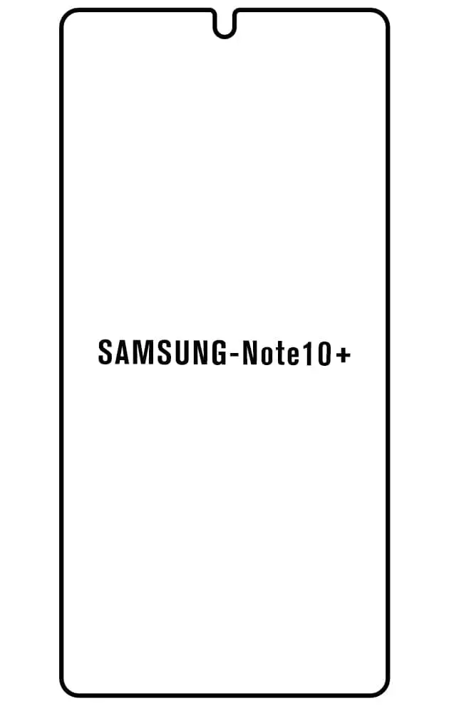 Samsung Note10+ Přední Hydrogel ochranná fólie