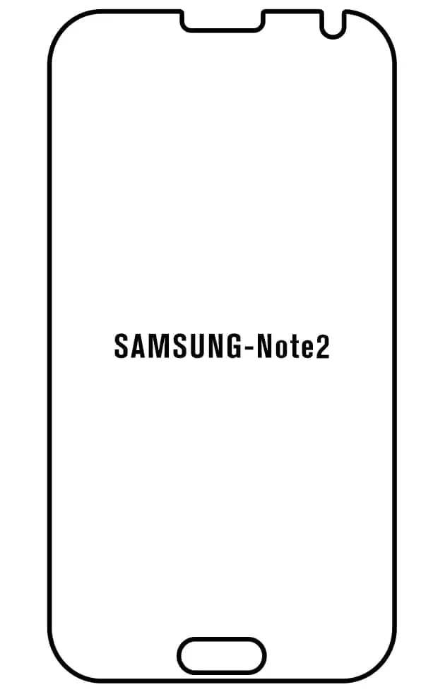 Samsung Note2 Přední Hydrogel ochranná fólie