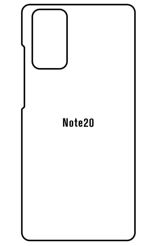 Samsung Note20 Zadní Hydrogel ochranná fólie