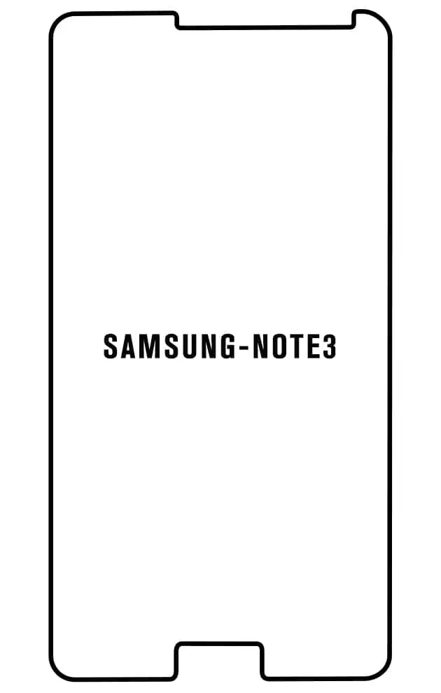 Samsung NOTE3 Přední Hydrogel ochranná fólie