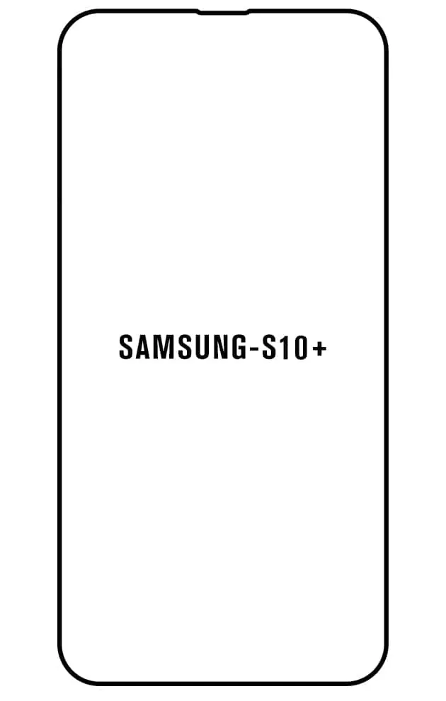 Samsung S10+ Přední Hydrogel ochranná fólie