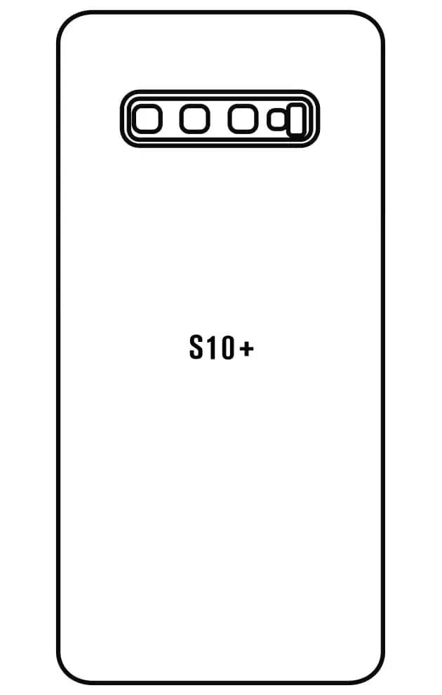Samsung S10+ Zadní Hydrogel ochranná fólie