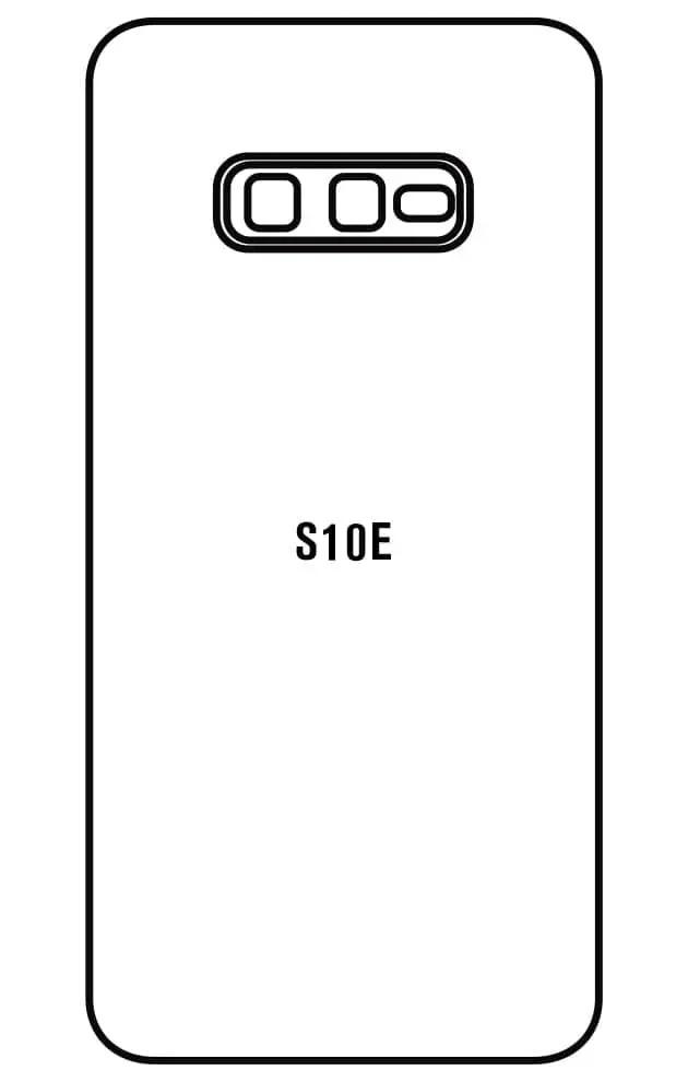 Samsung S10E Zadní Hydrogel ochranná fólie