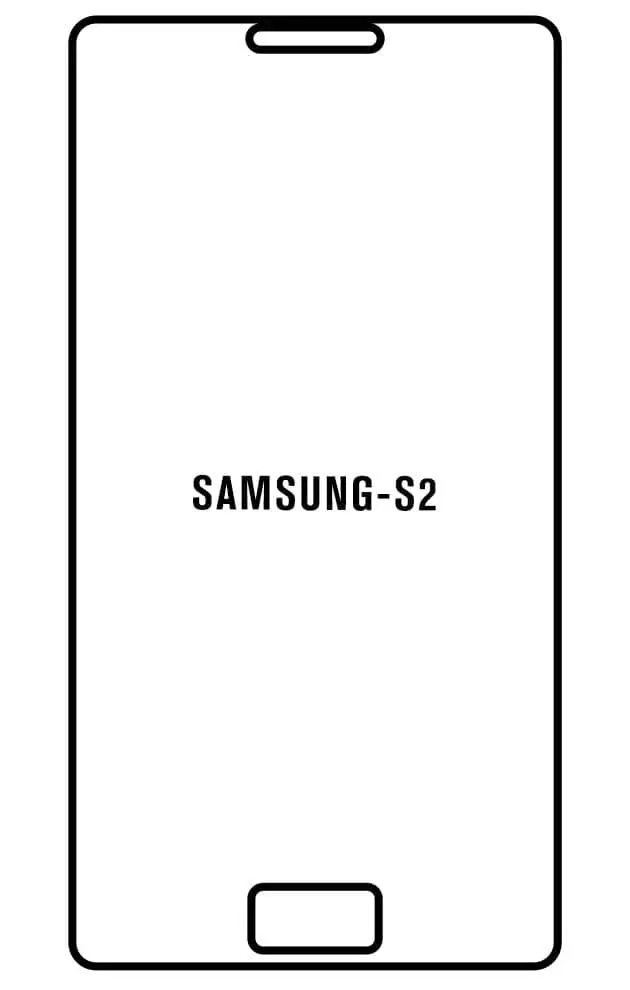 Samsung S2 Přední Hydrogel ochranná fólie
