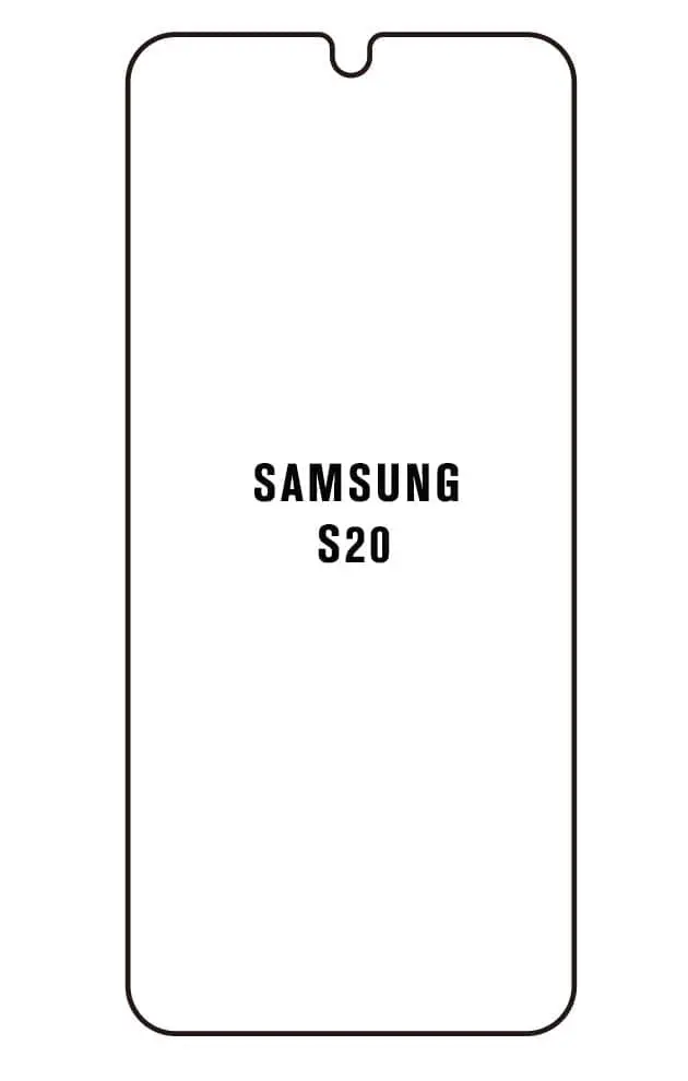 Samsung S20 Přední Hydrogel ochranná fólie