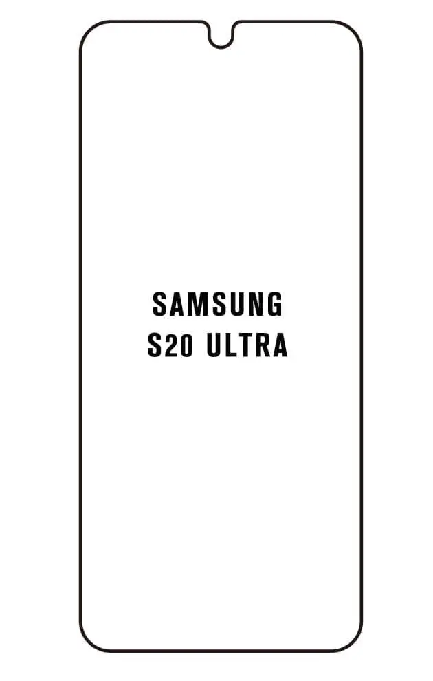 Samsung S20 Ultra / S20 Ultra LTE Přední Hydrogel ochranná fólie