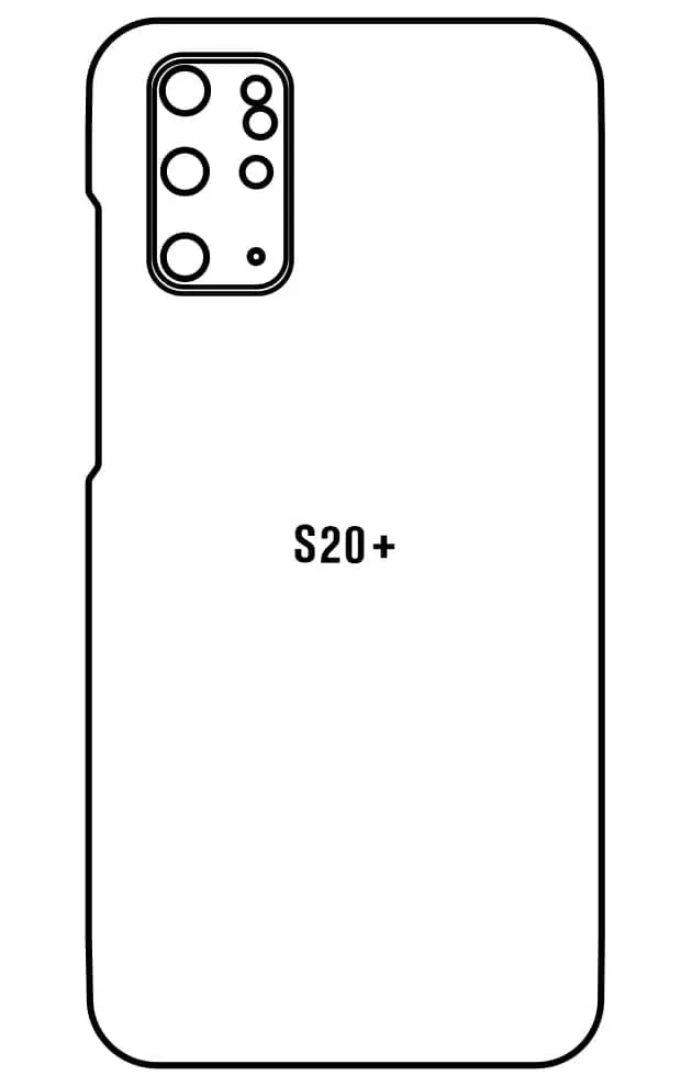 Samsung S20+ Zadní Hydrogel ochranná fólie