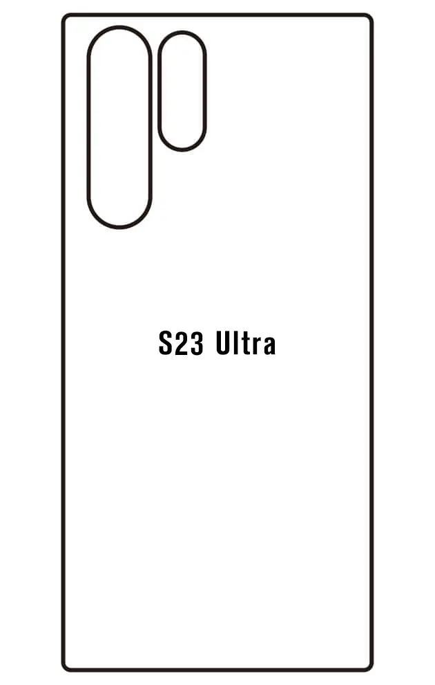 Samsung S23 Ultra Zadní Hydrogel ochranná fólie