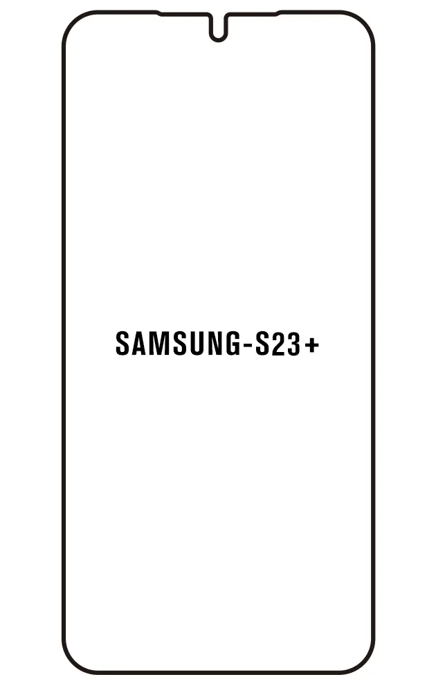 Samsung S23+ Přední Hydrogel ochranná fólie