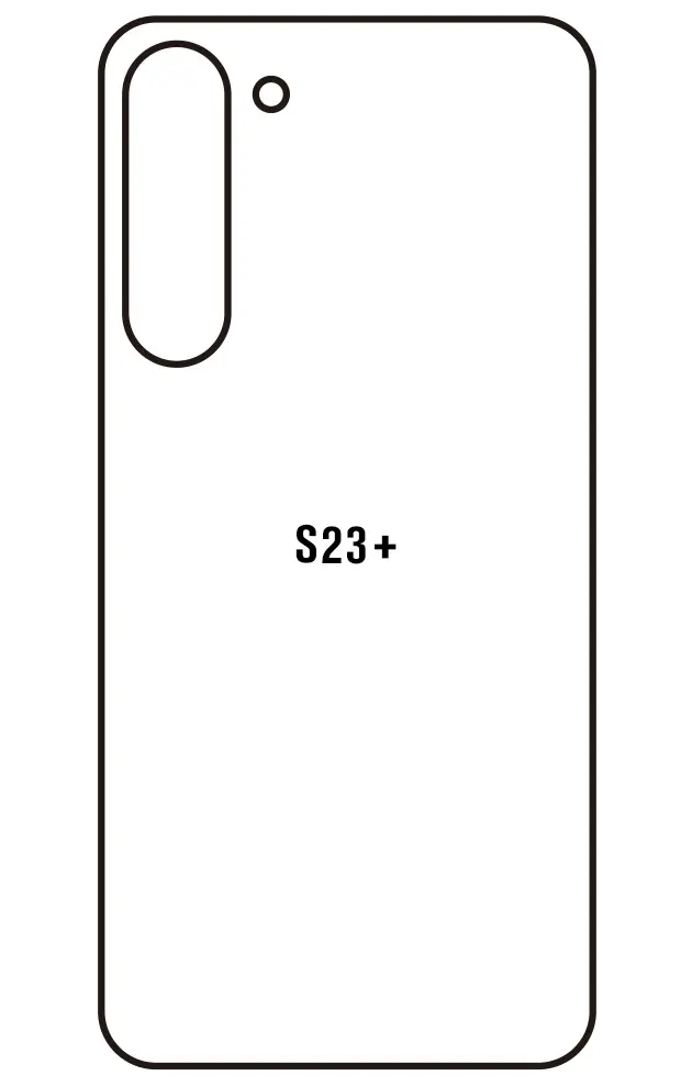 Samsung S23+ Zadní Hydrogel ochranná fólie