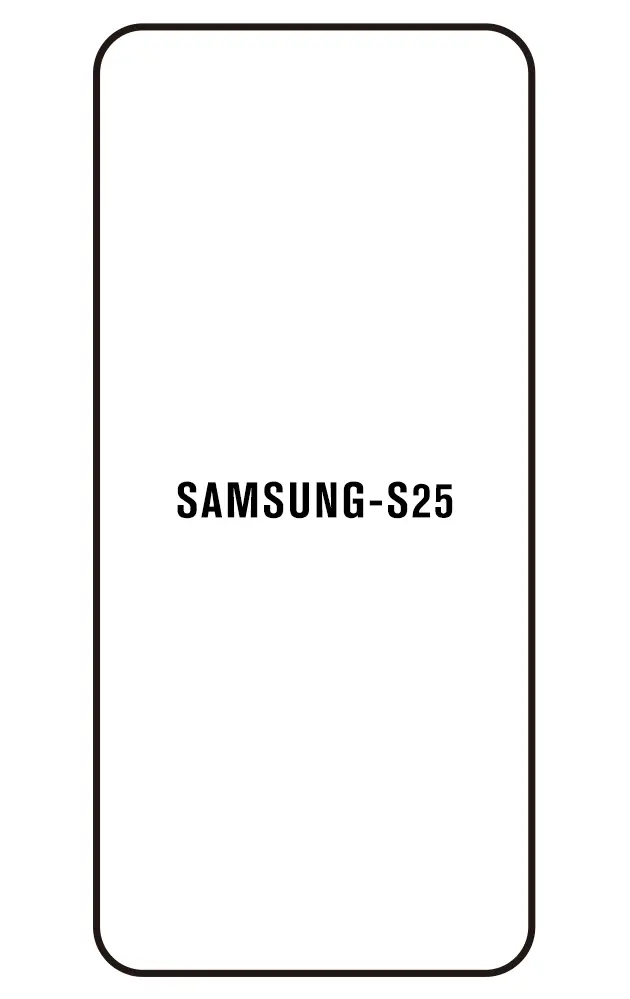 Samsung S25 Přední Hydrogel ochranná fólie