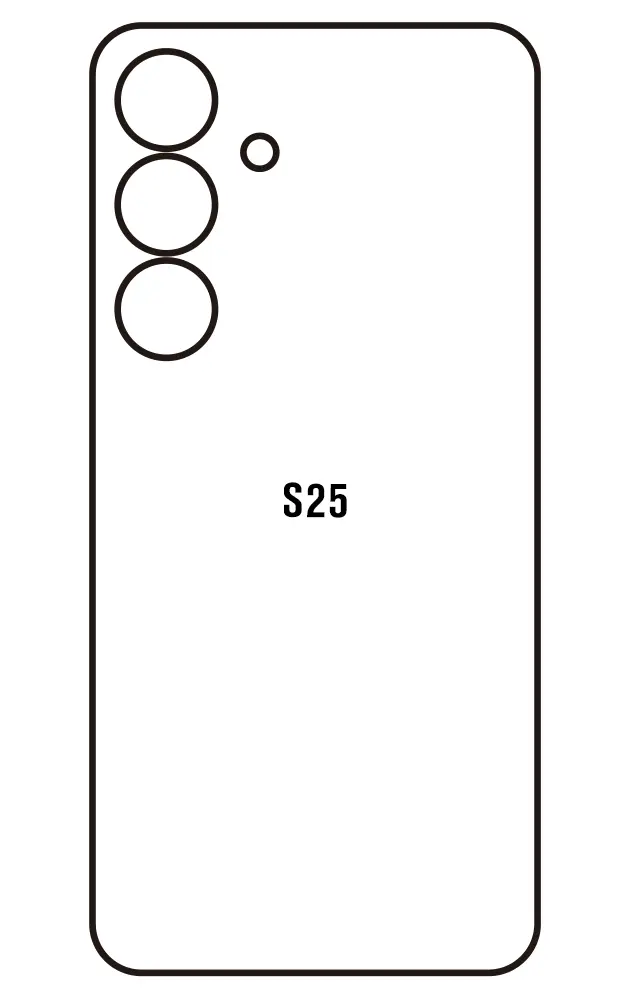 Samsung S25 Zadní Hydrogel ochranná fólie