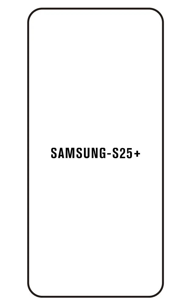 Samsung S25+ Přední Hydrogel ochranná fólie